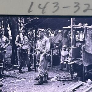 WWII 1940s - 60 Slides of United States Soldier at Middelburg Airfield TB8-SL1